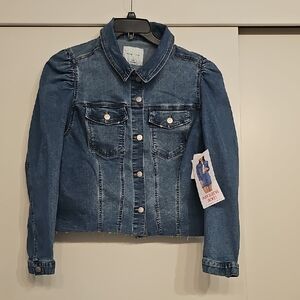 Medium Wash Blue Denim Jacket
